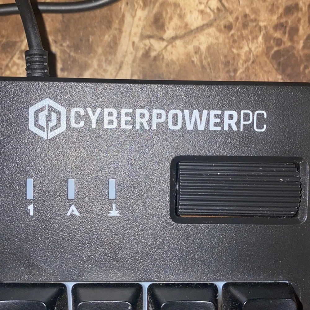 full 100% cyberpowerPC keyboard